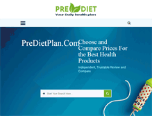 Tablet Screenshot of predietplan.com